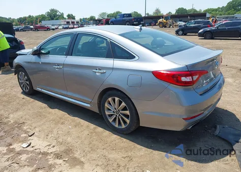2016 Hyundai Sonata Sport из США, поврежденный, VIN 5NPE34AF7GH391975